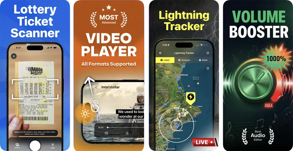4-app Utilities Portfolio with proven ASA conversion app listing thumbnail
