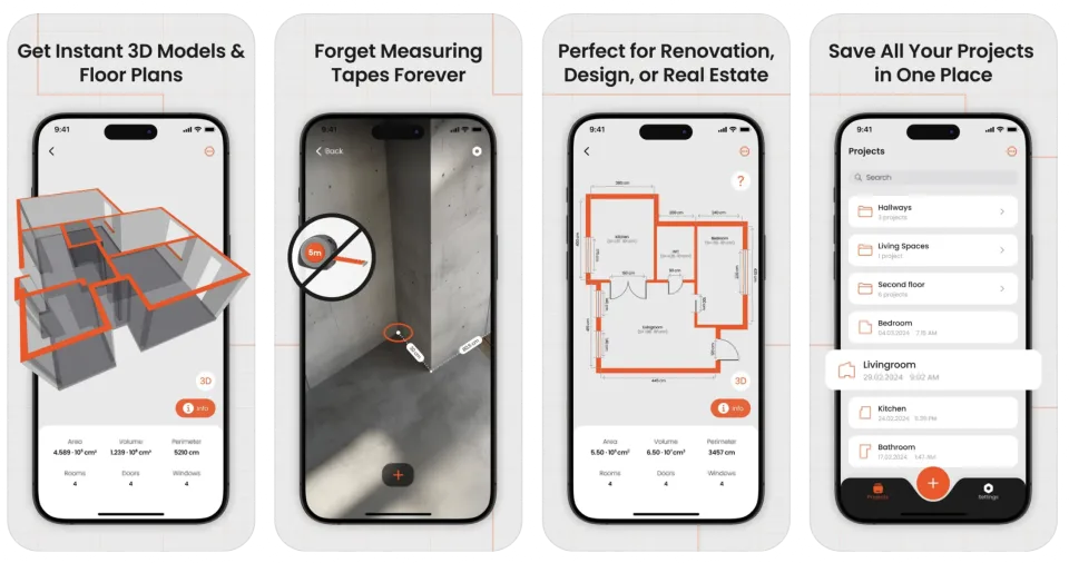 3D Room Scanner & Floor Plan app listing thumbnail