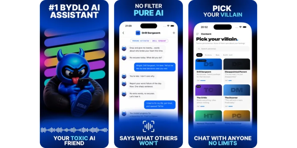 BYDLO AI - Chatbot Assistant app listing thumbnail