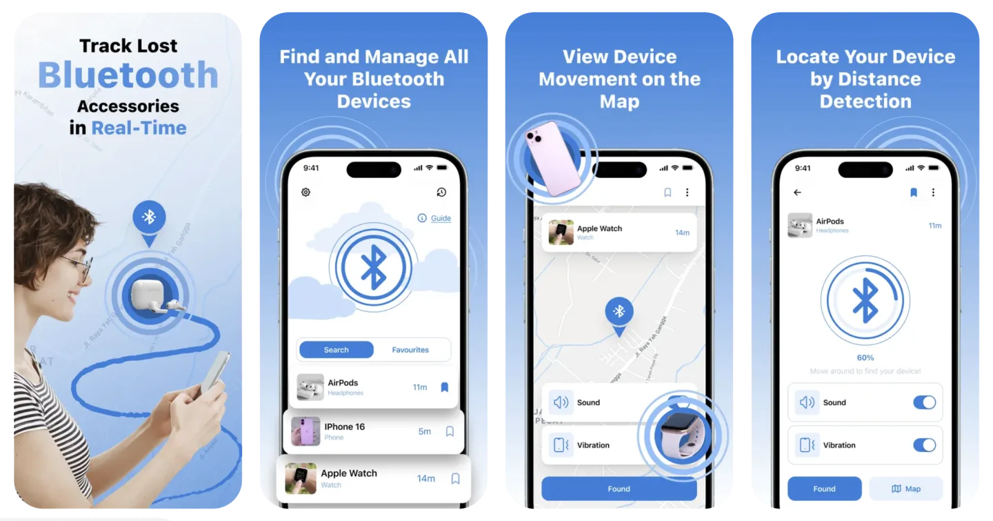 Find Device use Phone app listing screenshot