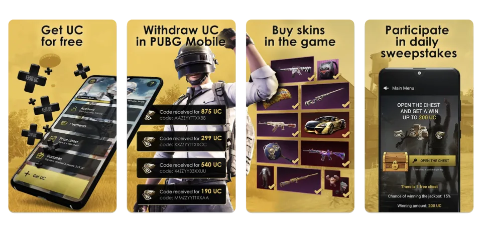 PBGCash – Get UC app listing thumbnail