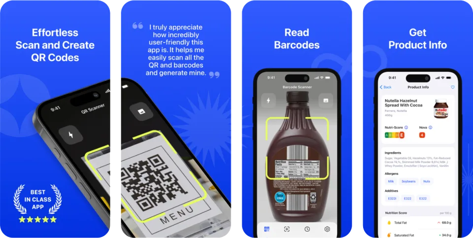 QR Code Reader • Barcode Scan app listing thumbnail