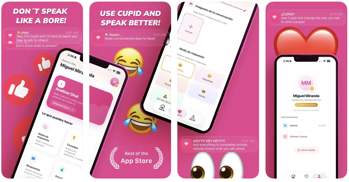 CoupleAI - Flirting Assistant app listing screenshot