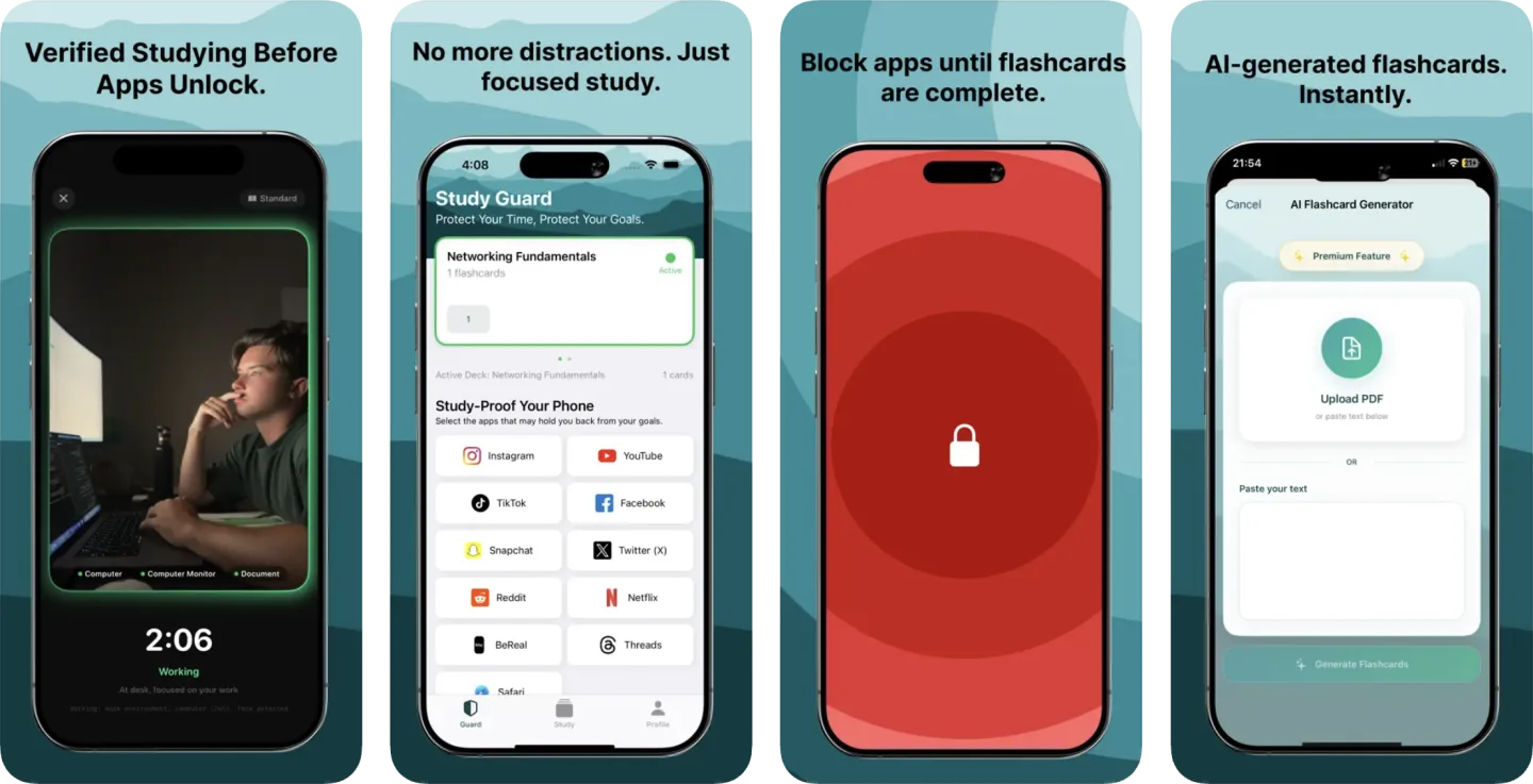 Study Guard: Study & Focus app listing screenshot
