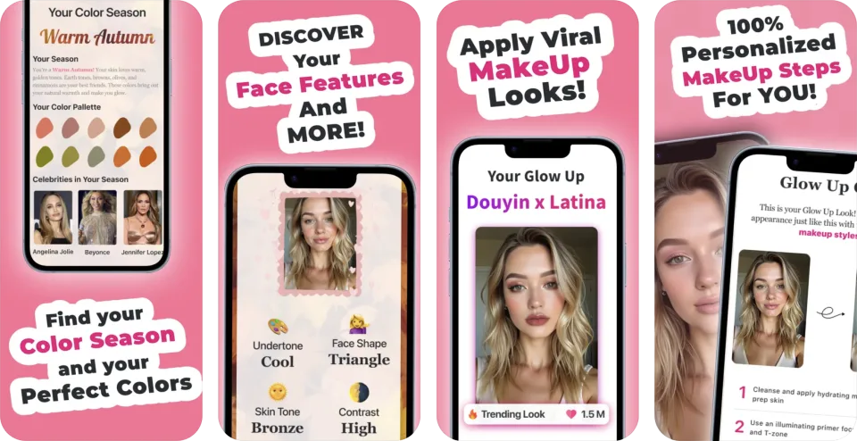 Glamour: Color Analysis Glow Up app listing thumbnail
