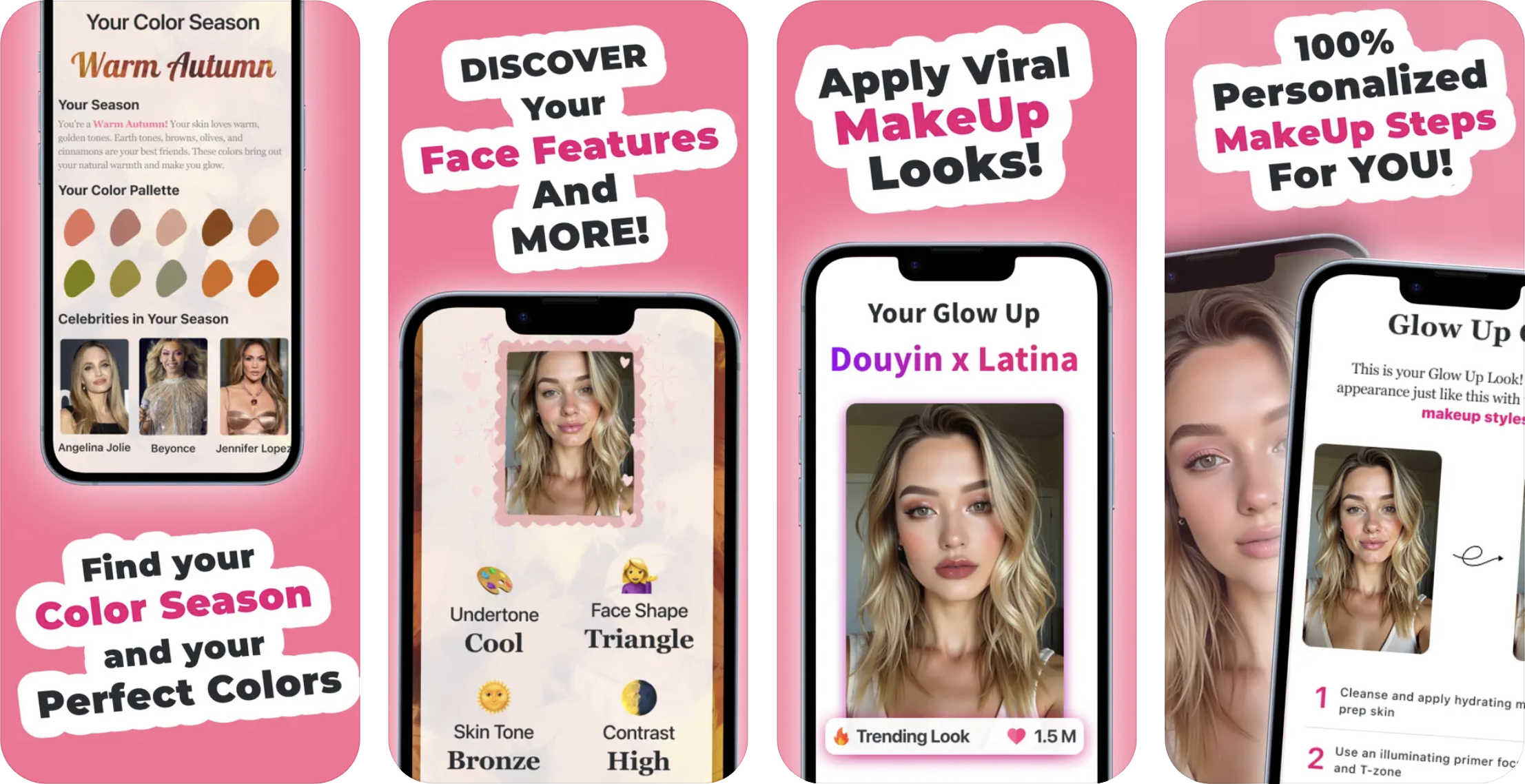 Glamour: Color Analysis Glow Up (iOS & Android) app listing thumbnail