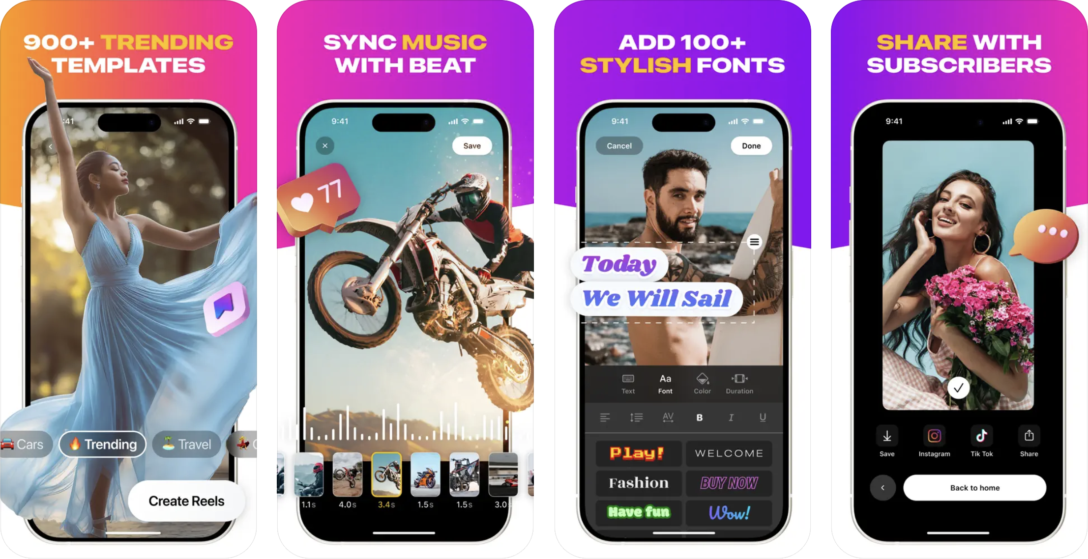 Instagram Reel maker app (iOS) app listing thumbnail