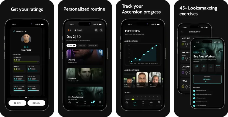 Blackpill AI: Mogged & PSL app listing thumbnail
