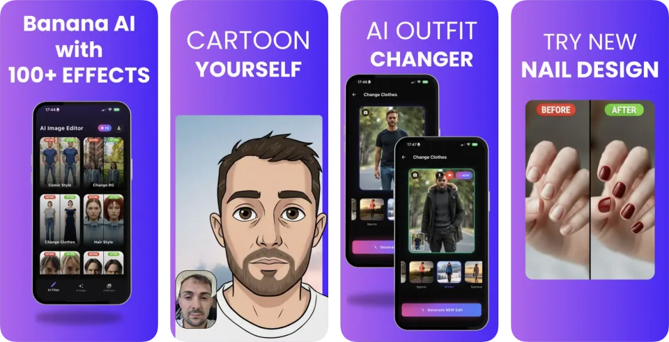 Banana AI app listing thumbnail