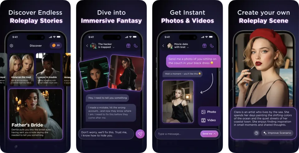 Lovevo: AI Roleplay Platform app listing thumbnail