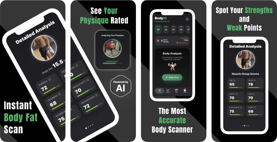 BodyIQ: Body Fat Scanner app listing thumbnail