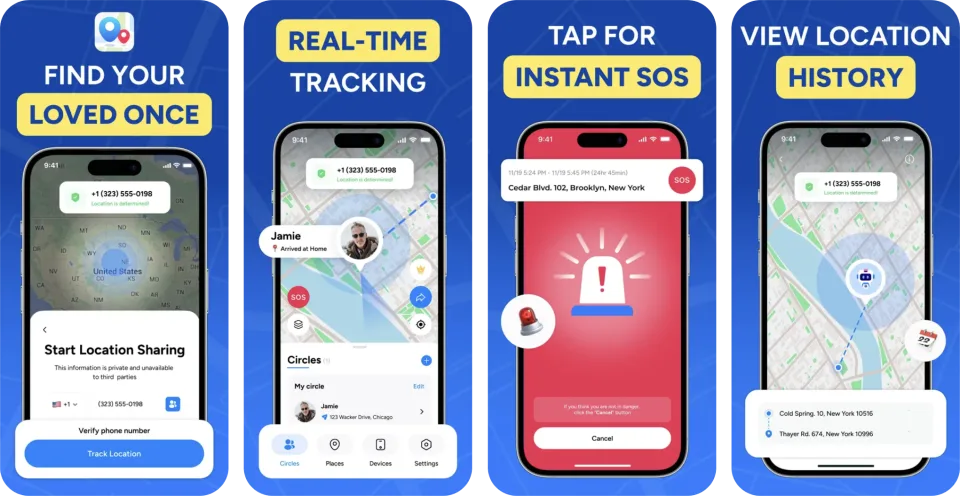 Location Tracker: GPS Phone app listing thumbnail
