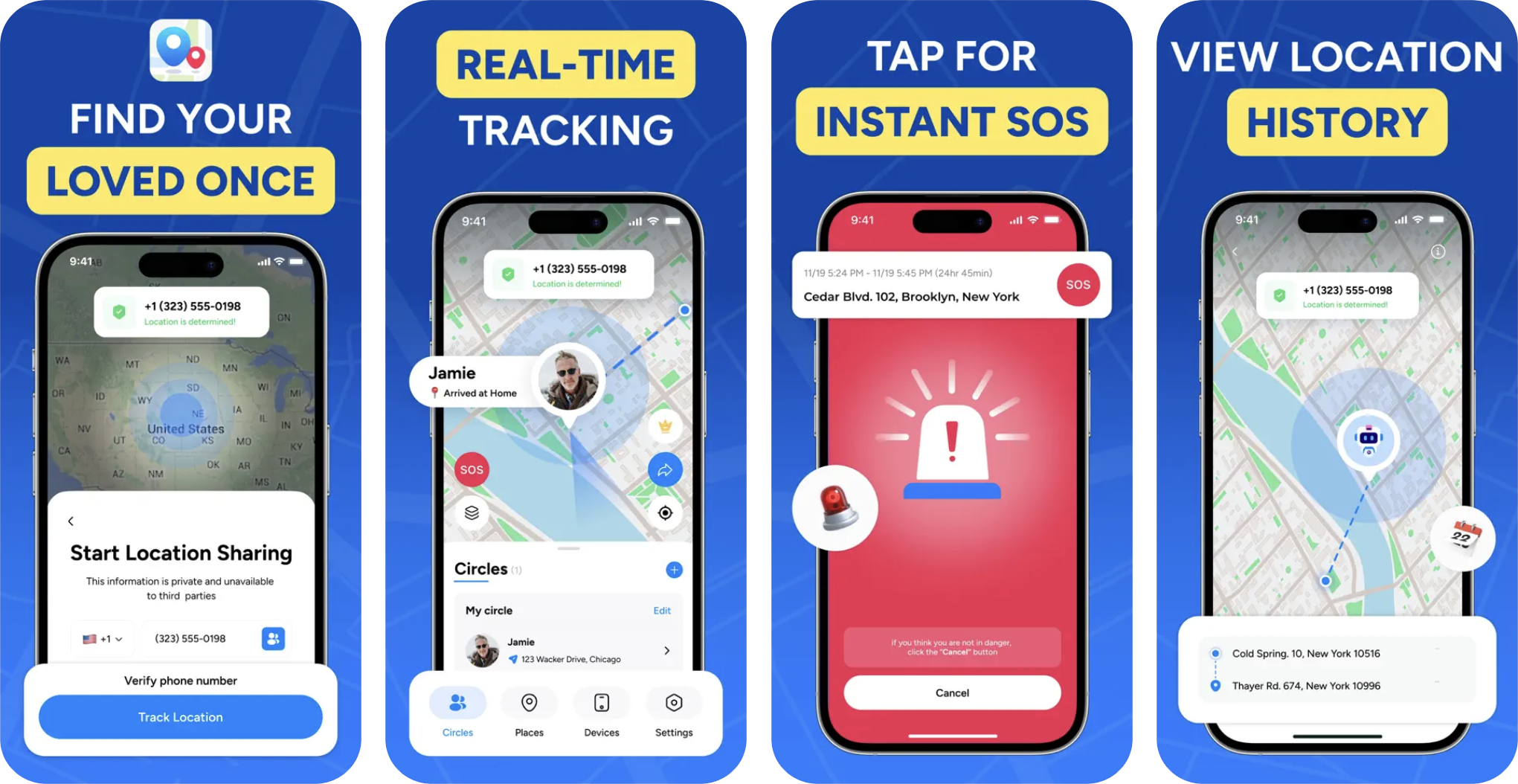 Location Tracker: GPS Phone (iOS) app listing thumbnail