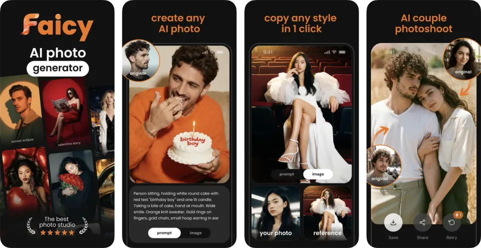 AI Photo Generator: Faicy app listing thumbnail