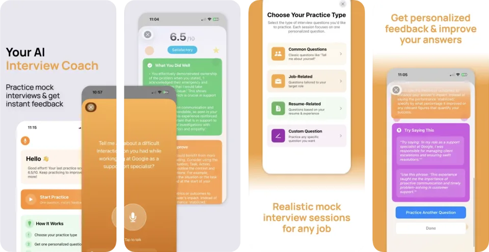 Interview Prep AI - Practice app listing thumbnail