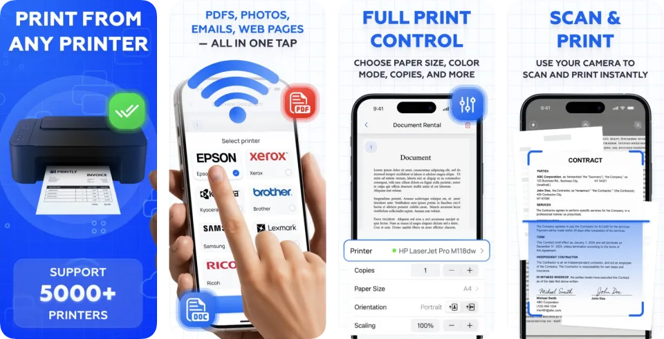 Print from Phone - Printly app listing thumbnail