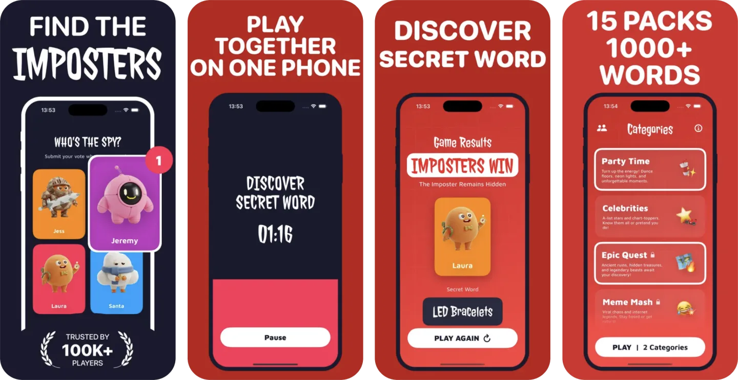 Imposters Game — Bluffit app listing screenshot