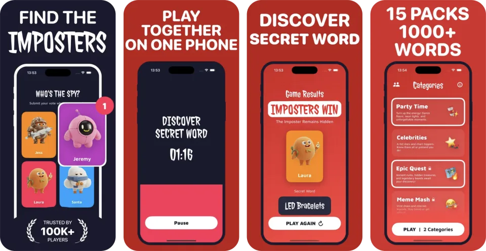 Imposters Game — Bluffit app listing thumbnail