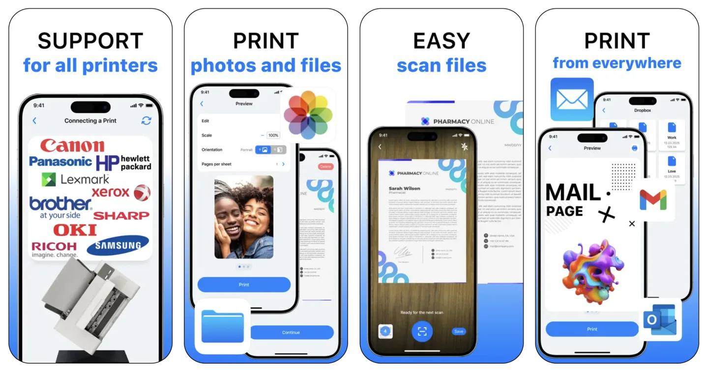 Smart Printer: Air Print app. app listing screenshot