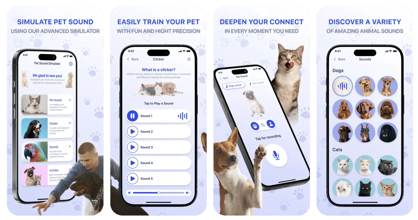 SpeakPet: Animal Communicator app listing screenshot