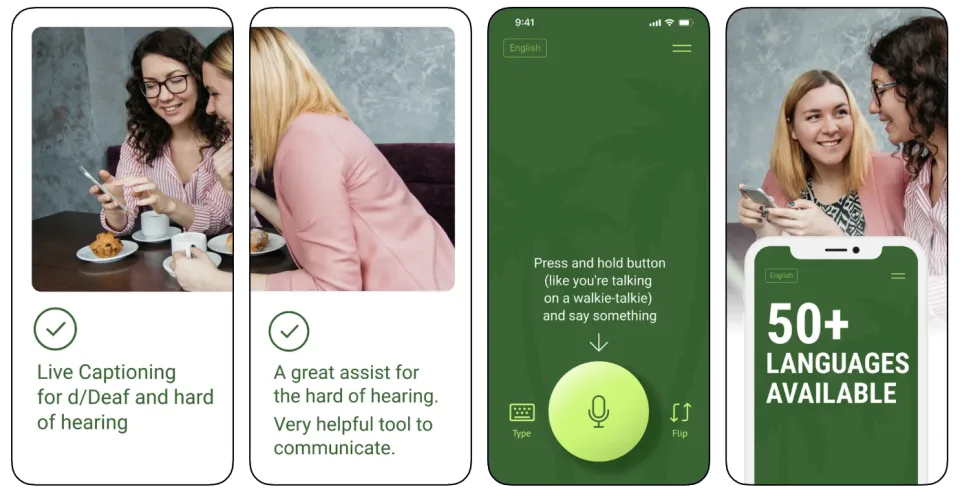 Transcribe Live: Voice to Text app listing thumbnail
