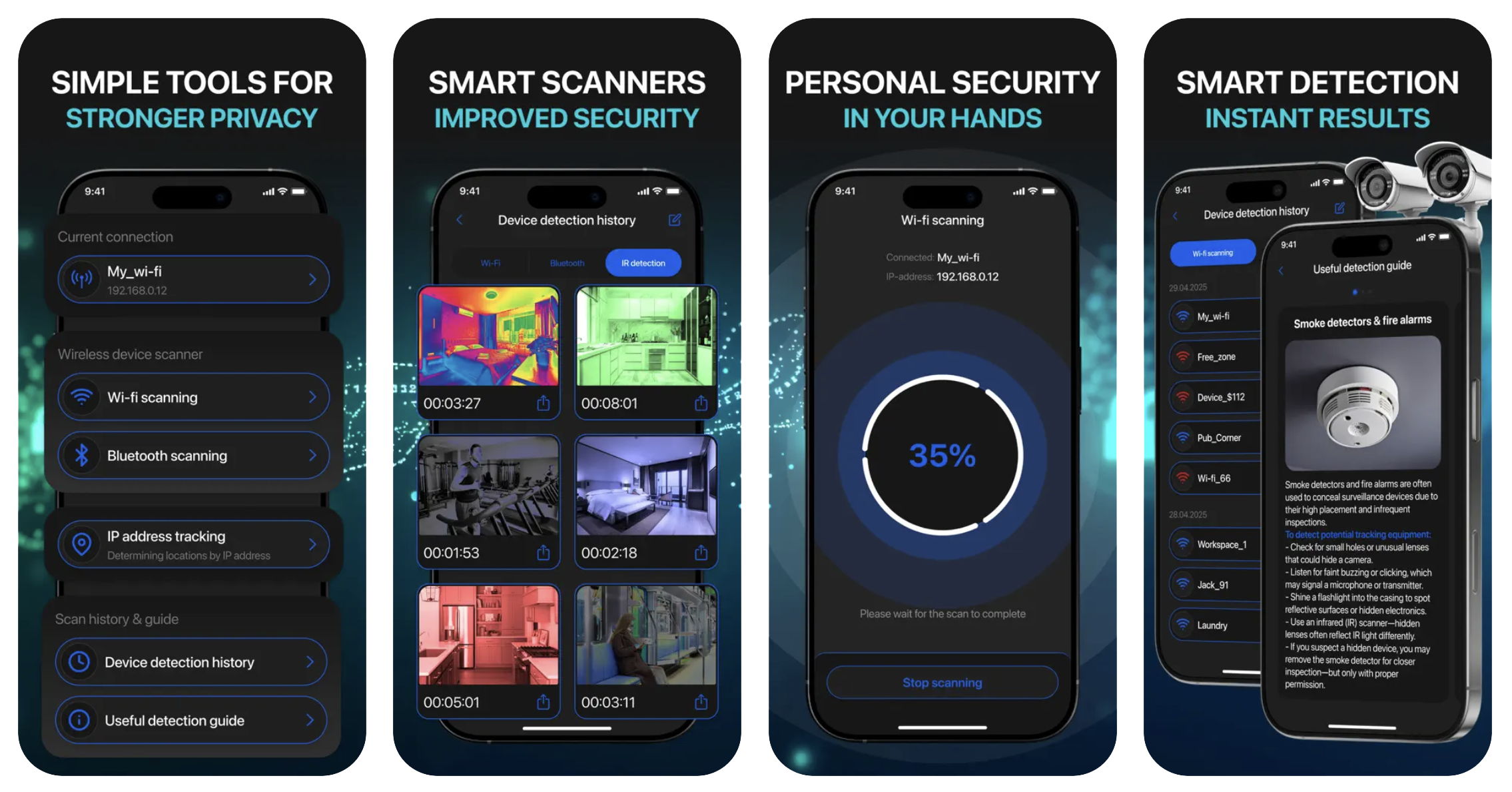 Suspicious Device Cam Detector (iOS) app listing screenshot