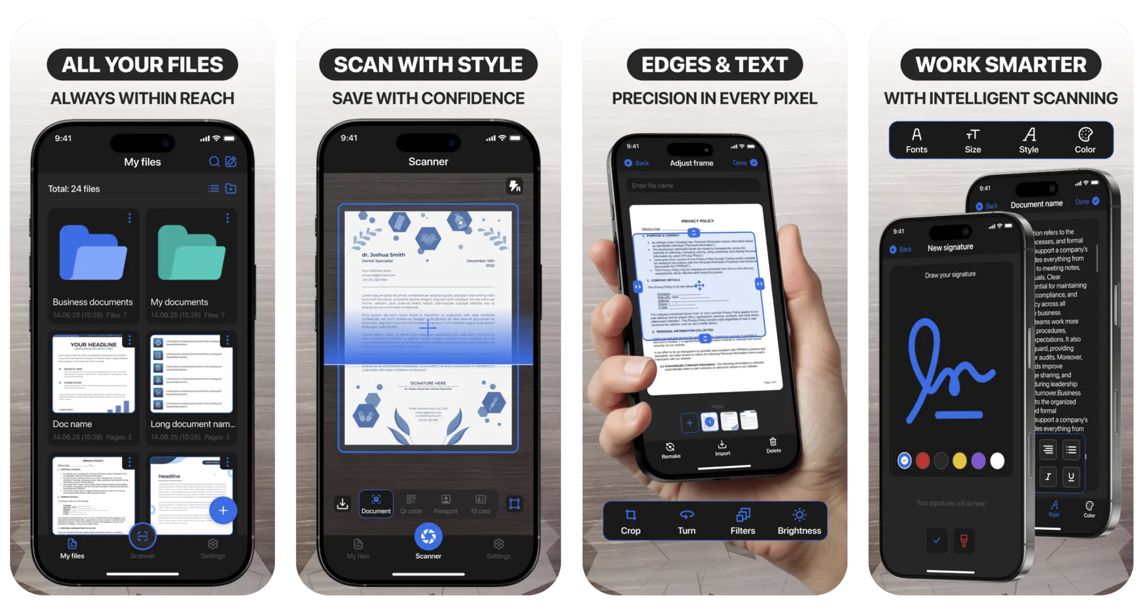 Cam Scanner: Smart Scan to PDF (iOS) app listing screenshot