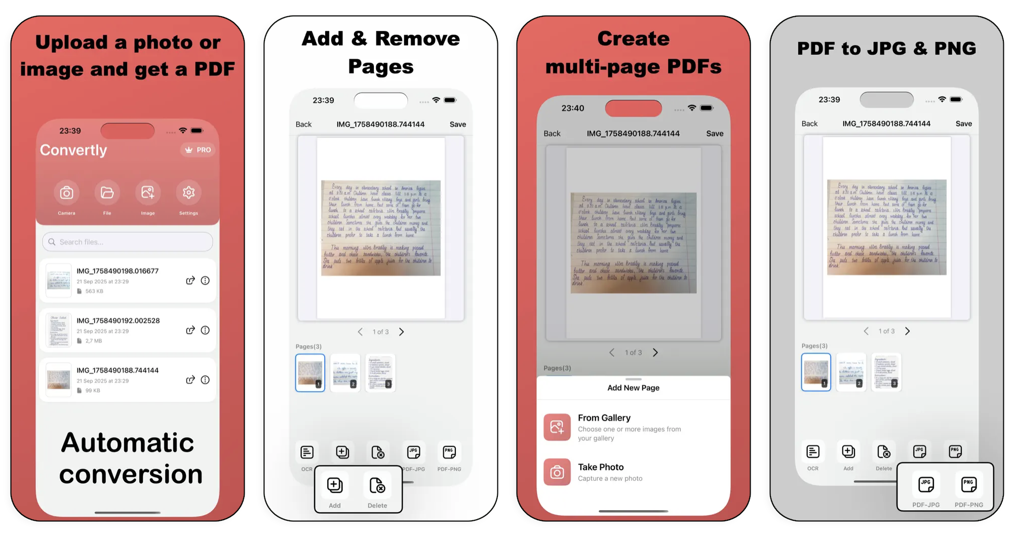 Photo, Image to PDF: Convertly (iOS) app listing screenshot