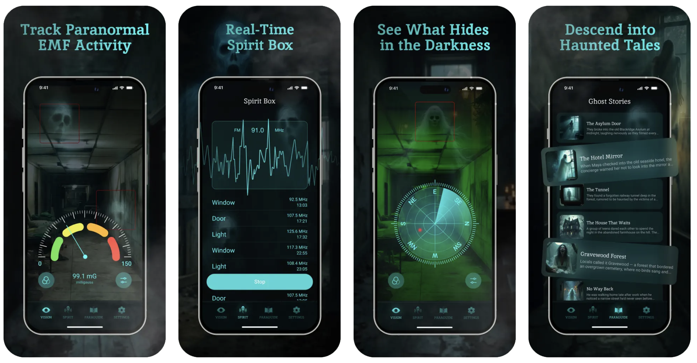 Ghost Detector Spirit Hunting (iOS) app listing screenshot