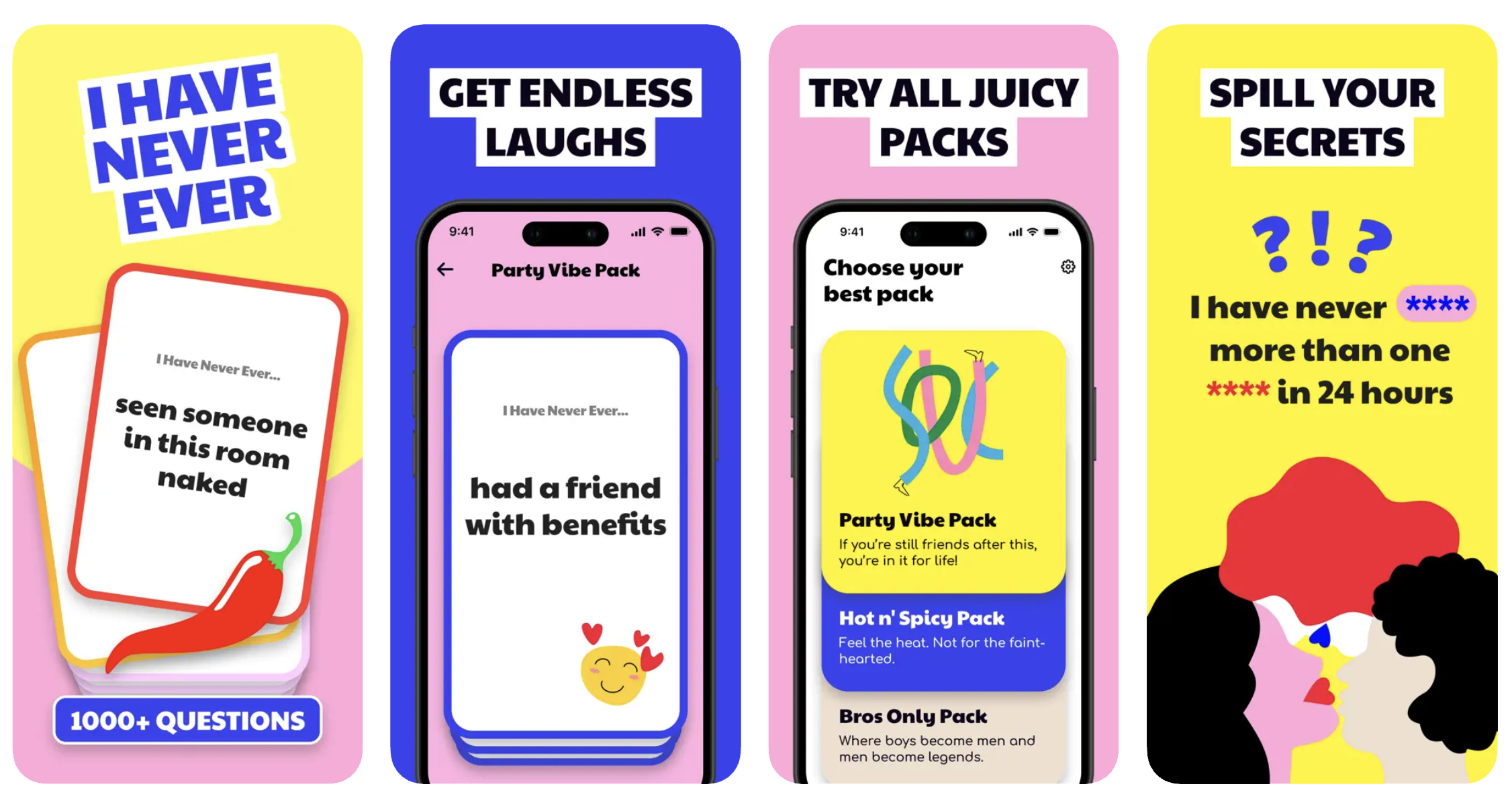 Have I Ever Dirty 18+ (iOS) app listing screenshot