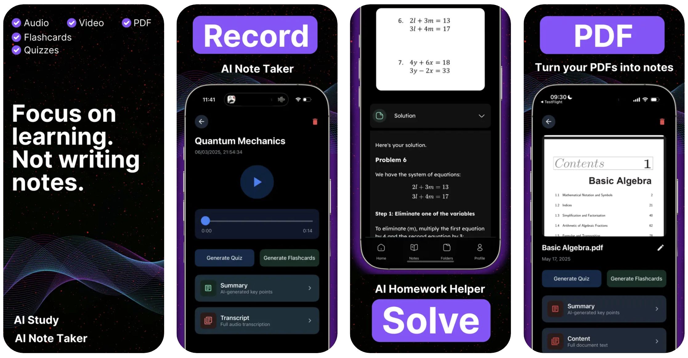 AI Study Companion: Lecha (iOS, Web) app listing screenshot
