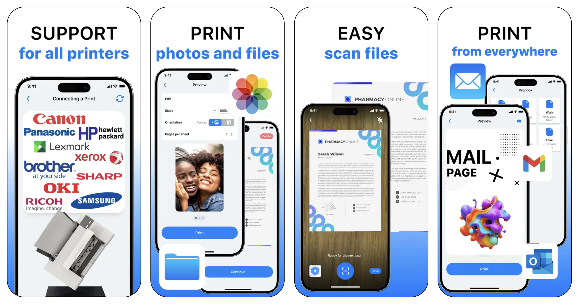 Smart Printer: Air Print app. (iOS) app listing screenshot