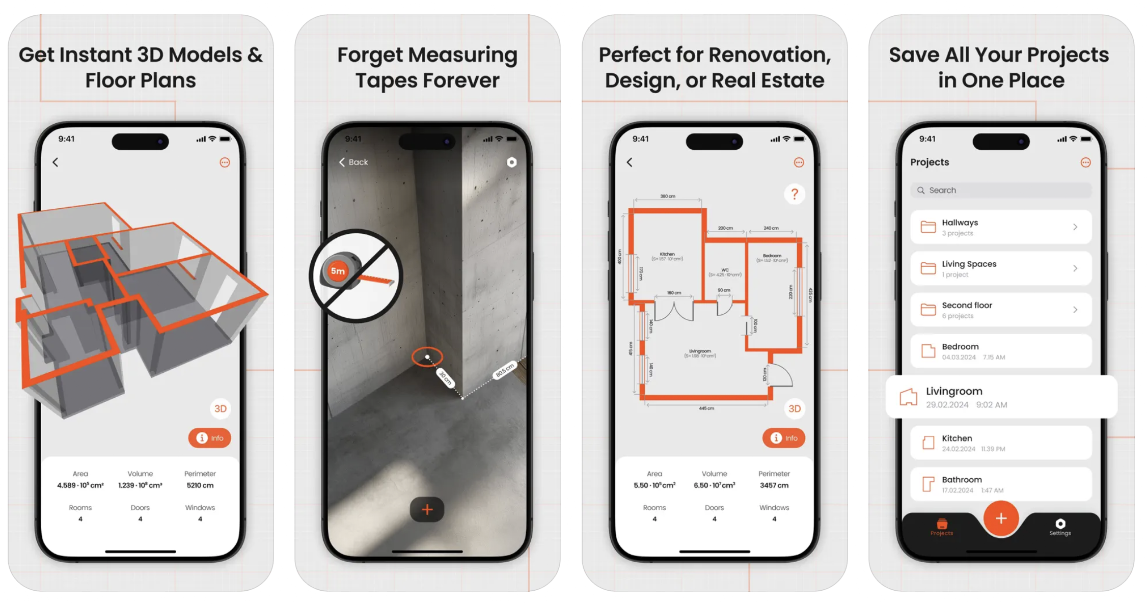 3D Room Scanner & Floor Plan (iOS) app listing thumbnail