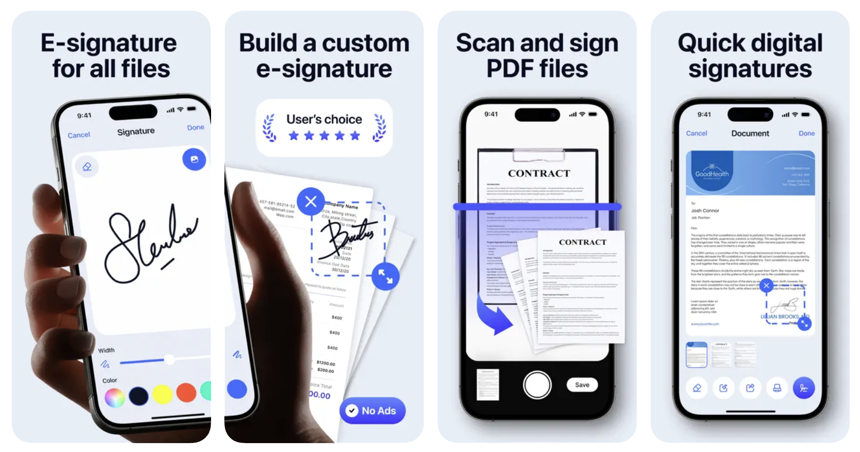 eSign: Digital & Signature App (iOS) app listing thumbnail